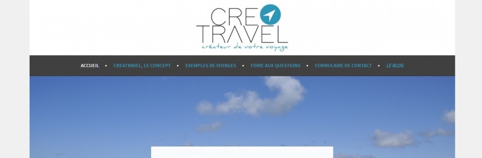 CreaTravel, un service de voyage sur-mesure